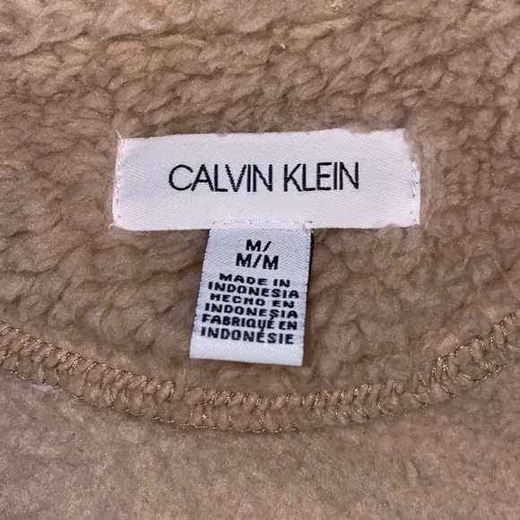 Calvin Klein Sherpa Full Zip Jacket - Picture 3 of 4